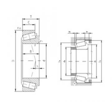 40 mm x 80 mm x 22,403 mm  ZVL K-344A/K-332 Rolamentos de rolos gravados